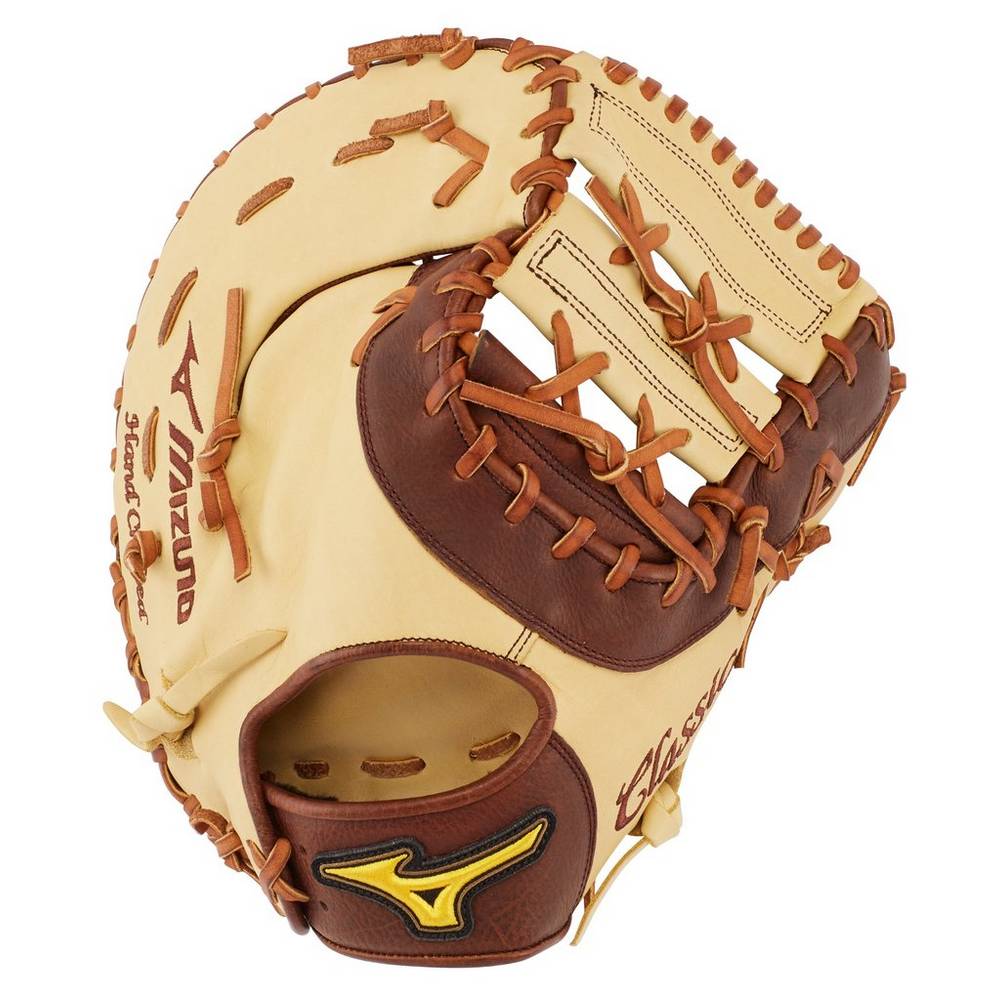 Guantes De Beisbol Mizuno Beisbol Classic Pro Soft First Base 12.5" Para Mujer Kaki 0193728-GJ